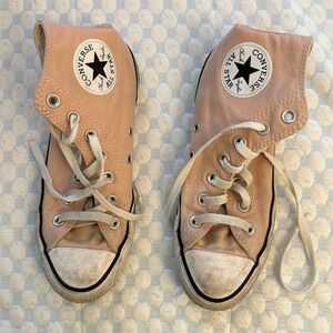 Pink Women’s High Top Converse Size 7
